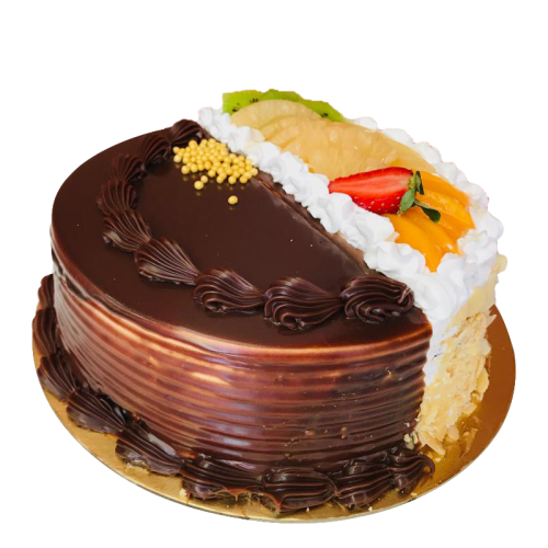 Fruit Chocolate Cake 