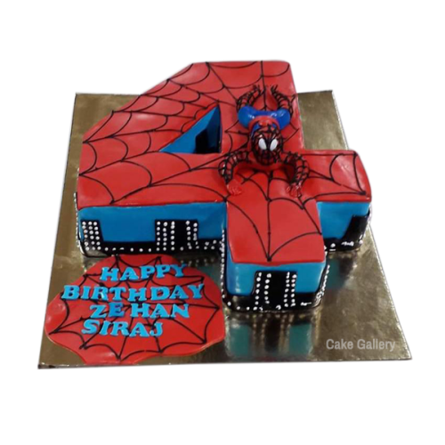 Spider Man Cake 