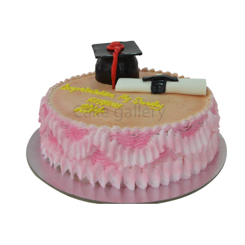 Pink Academic Cake