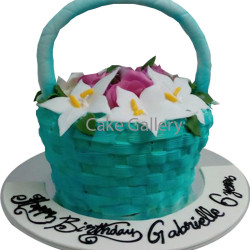 Flower Basket Cake Flower Basket Cake