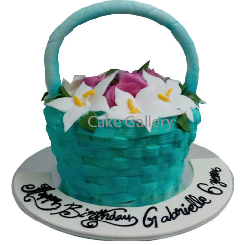 Flower Basket Cake