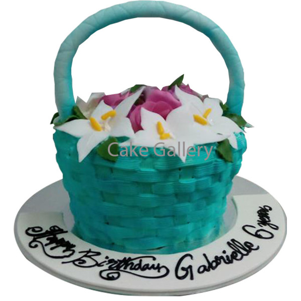 Flower Basket Cake