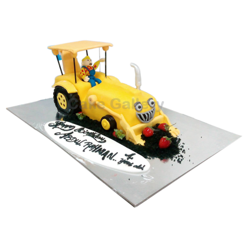 Yellow JCB Cake 