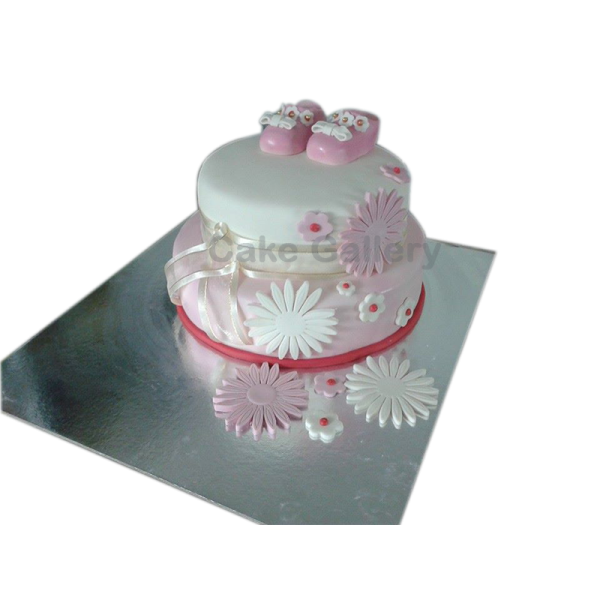 Pink Shoe Cake