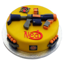 Nerf canon yellow cake Nerf canon yellow cake