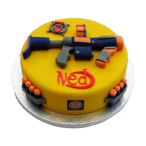 Nerf canon yellow cake