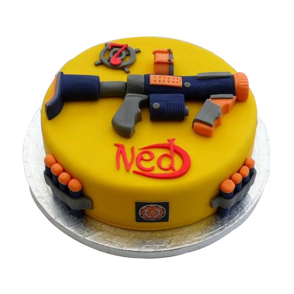 Nerf canon yellow cake