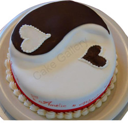 Choco white cake