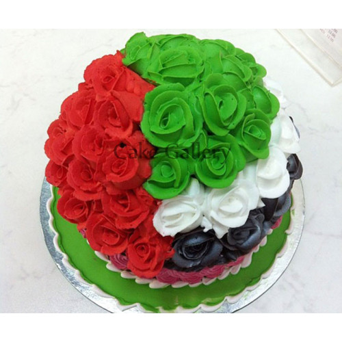 national Day Rose Cake