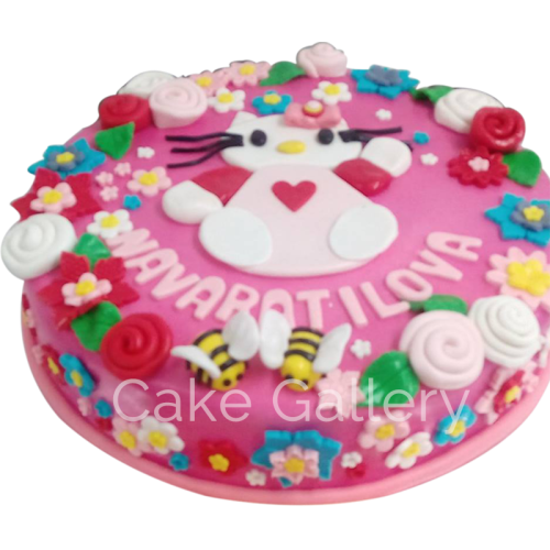 Kitty Garden Cake