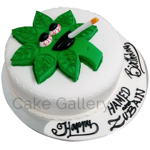 Leafy Flower Cake