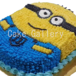 Minion cream Cake Minion cream Cake