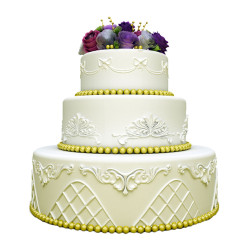 Three Layer Wedding Cake Three Layer Wedding Cake
