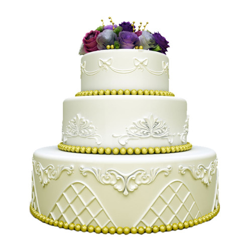 Three Layer Wedding Cake