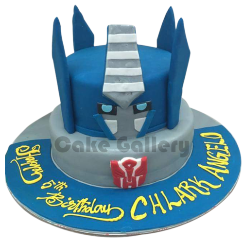 Blue Character Cake