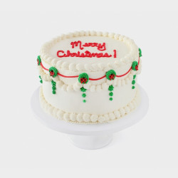 Vintage Christmas Decorated Cake Vintage Christmas Decorated Cake