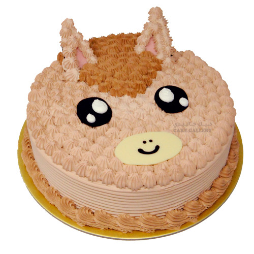 Cute Horse Face Cake